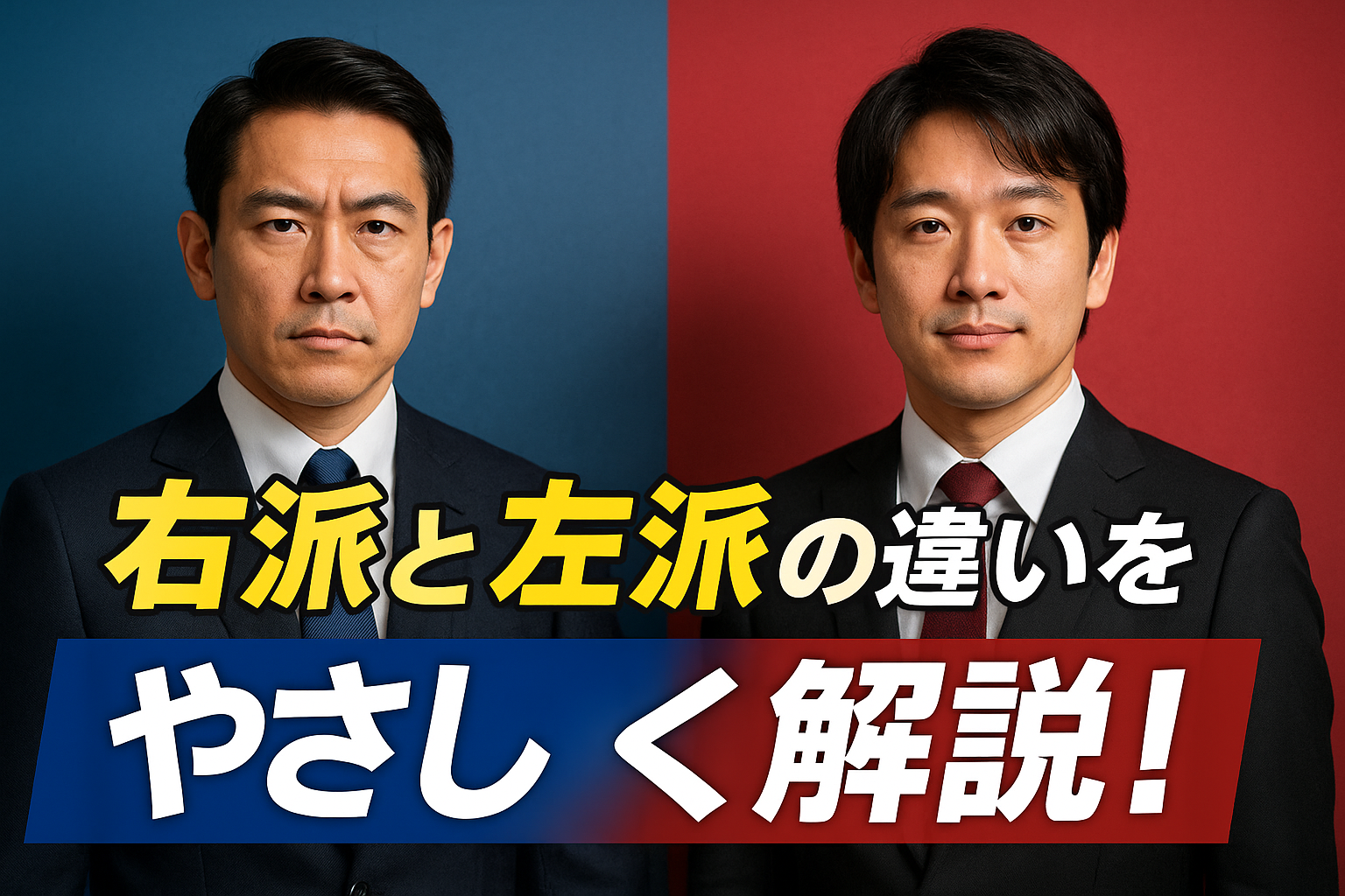 右派と左派の違いをやさしく解説！