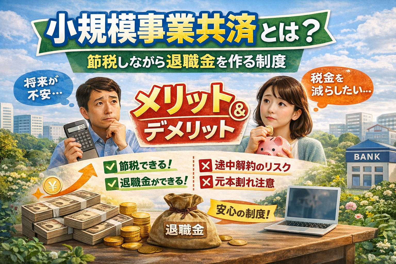 小規模事業共済とは？知らないと損する7つのメリットとデメリットをわかりやすく解説